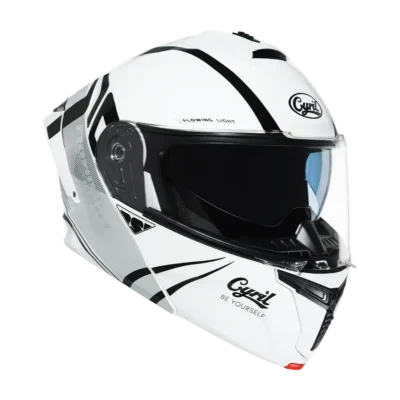 CYRIL THUNDER A128 Flowing light 01 Gloss Dual Visor Modular Helmet