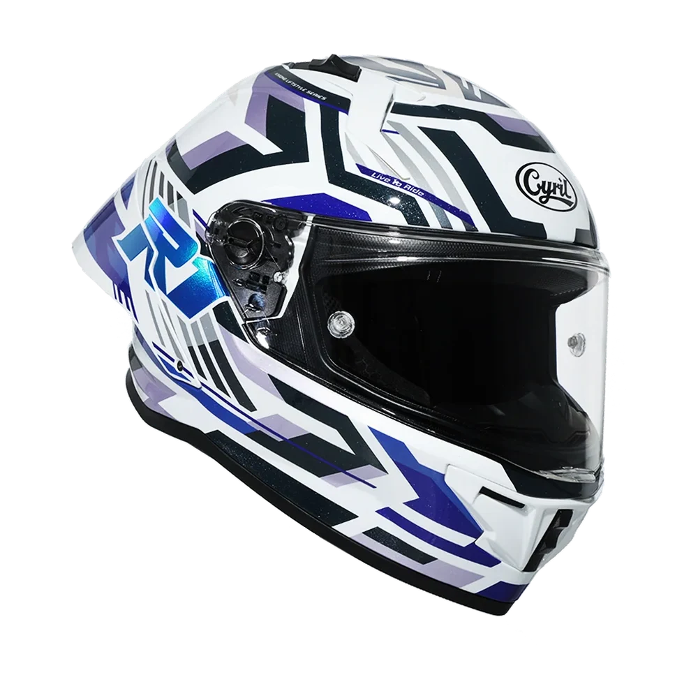 CYRIL R1-PRO Shadow Armor A4 Gloss Full Face Helmet