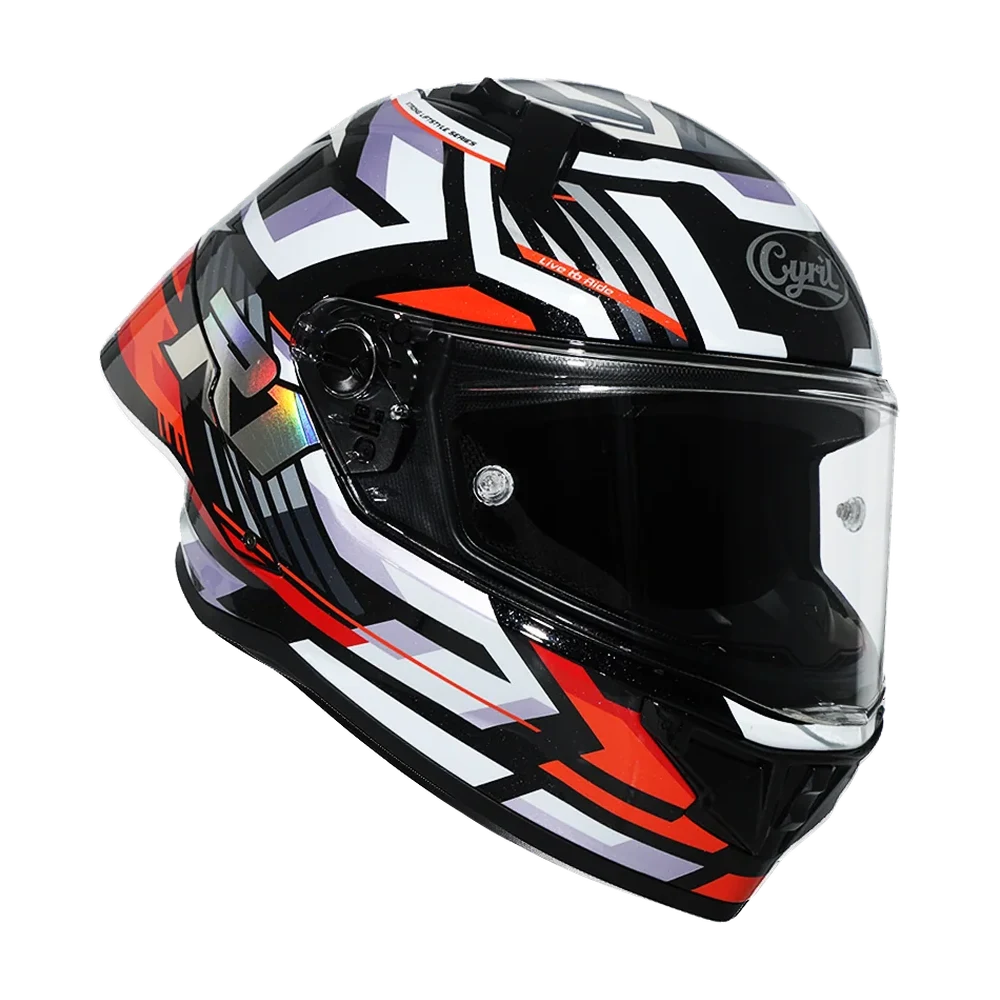 CYRIL R1-PRO Shadow Armor A2 Gloss Full Face Helmet