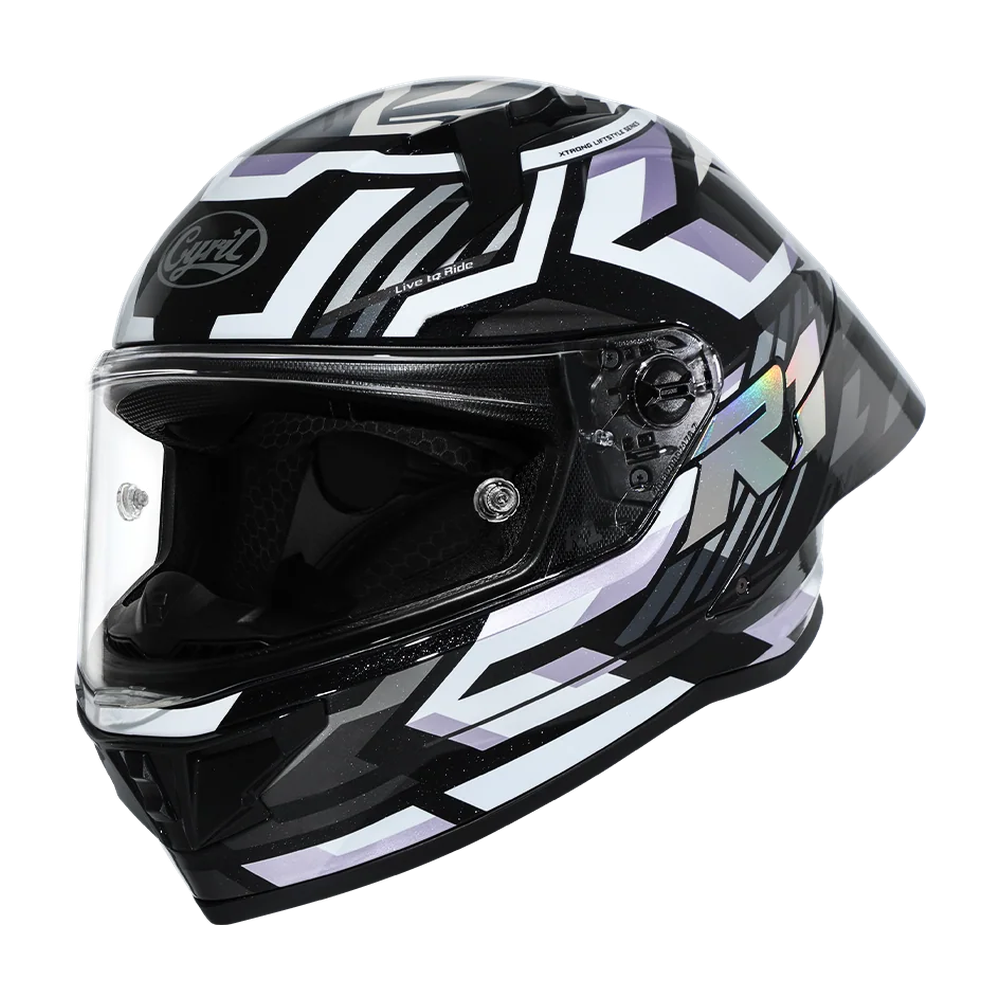 CYRIL R1-PRO Shadow Armor A1 Gloss Full Face Helmet