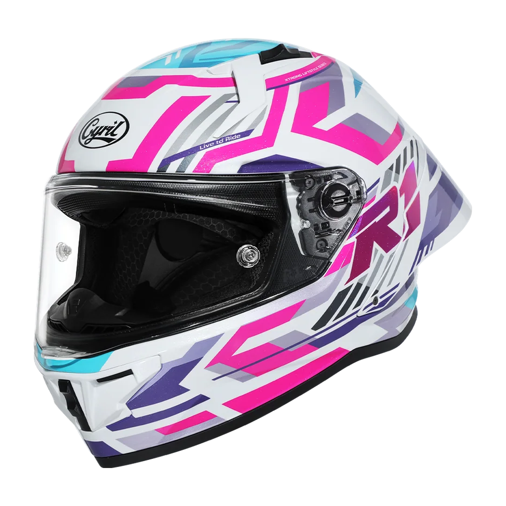 CYRIL R1-PRO Shadow Armor A3 Gloss Full Face Helmet