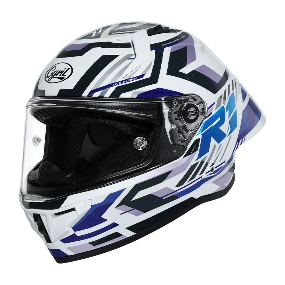 CYRIL R1-PRO Shadow Armor A4 Gloss Full Face Helmet