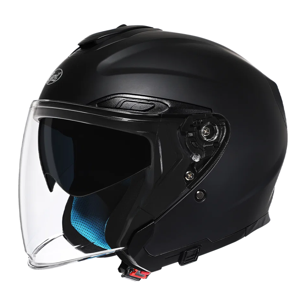 CYRIL R18 Black Matte Dual Visor Open Face Helmet
