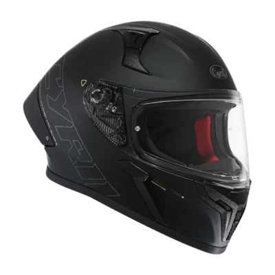CYRIL Mad Shark FF357 Matt Black Full Face Helmet
