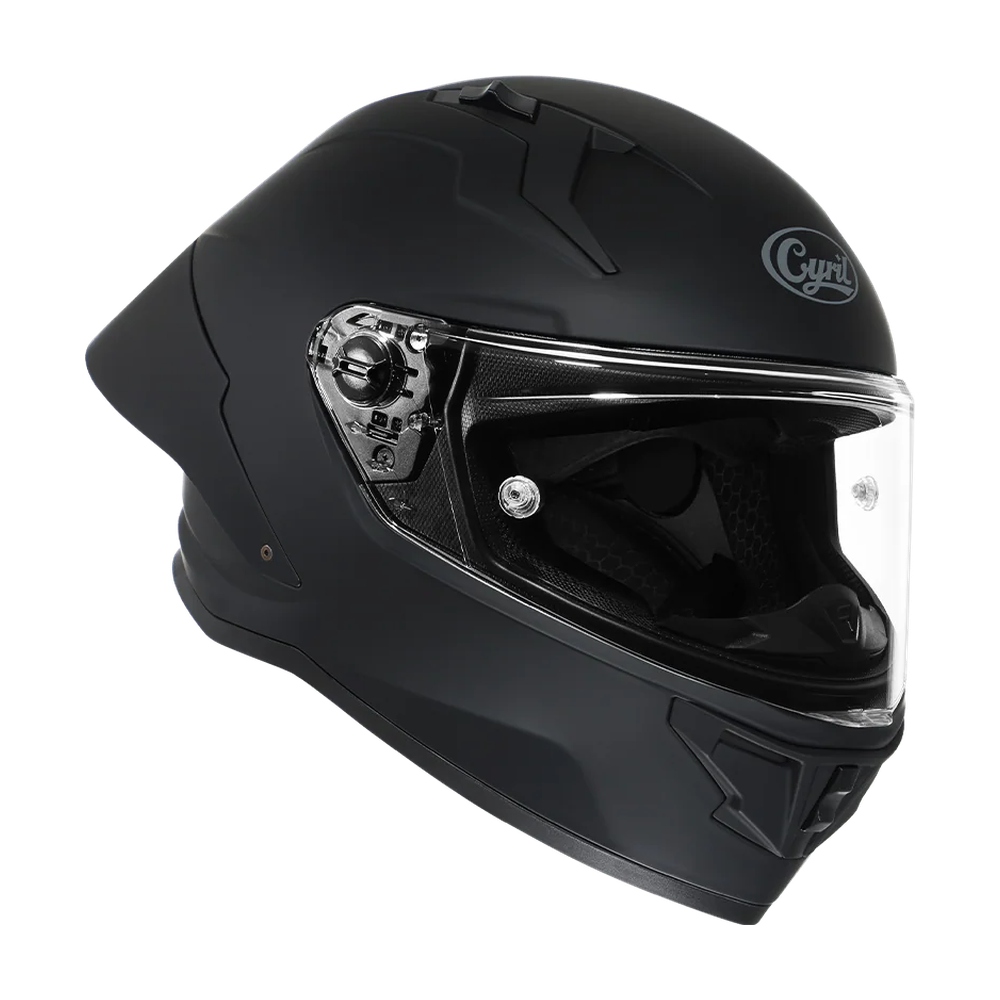 CYRIL R1-PRO Black Matt Full Face Helmet