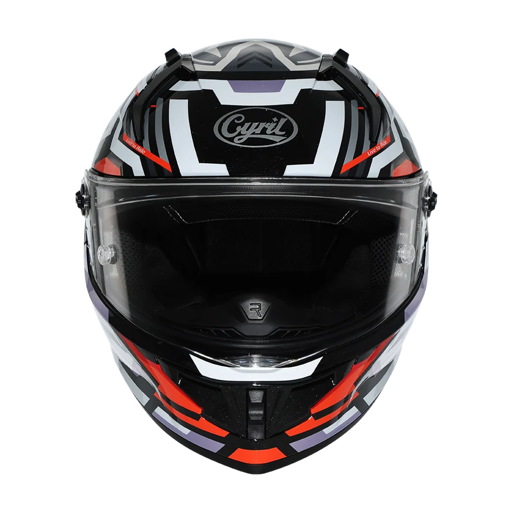 CYRIL R1-PRO Shadow Armor A2 Gloss Full Face Helmet