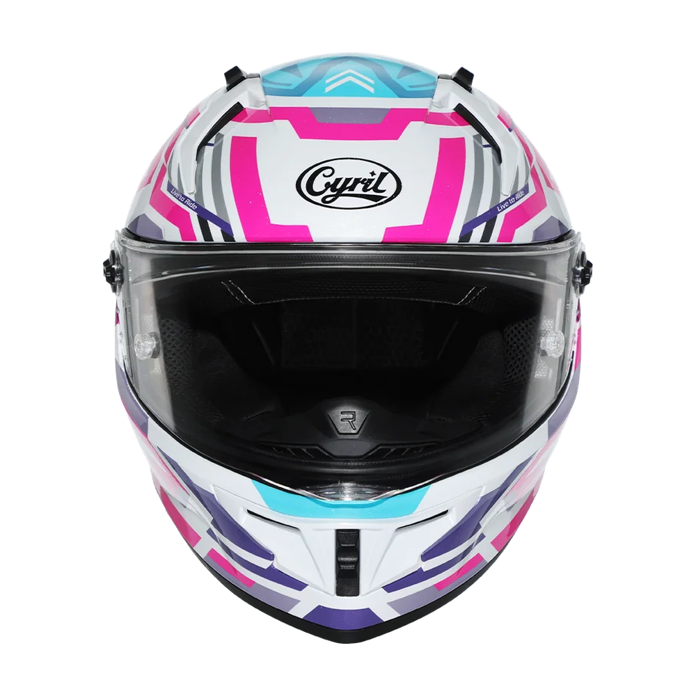 CYRIL R1-PRO Shadow Armor A3 Gloss Full Face Helmet