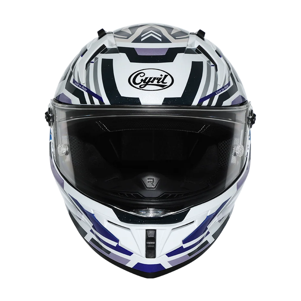 CYRIL R1-PRO Shadow Armor A4 Gloss Full Face Helmet