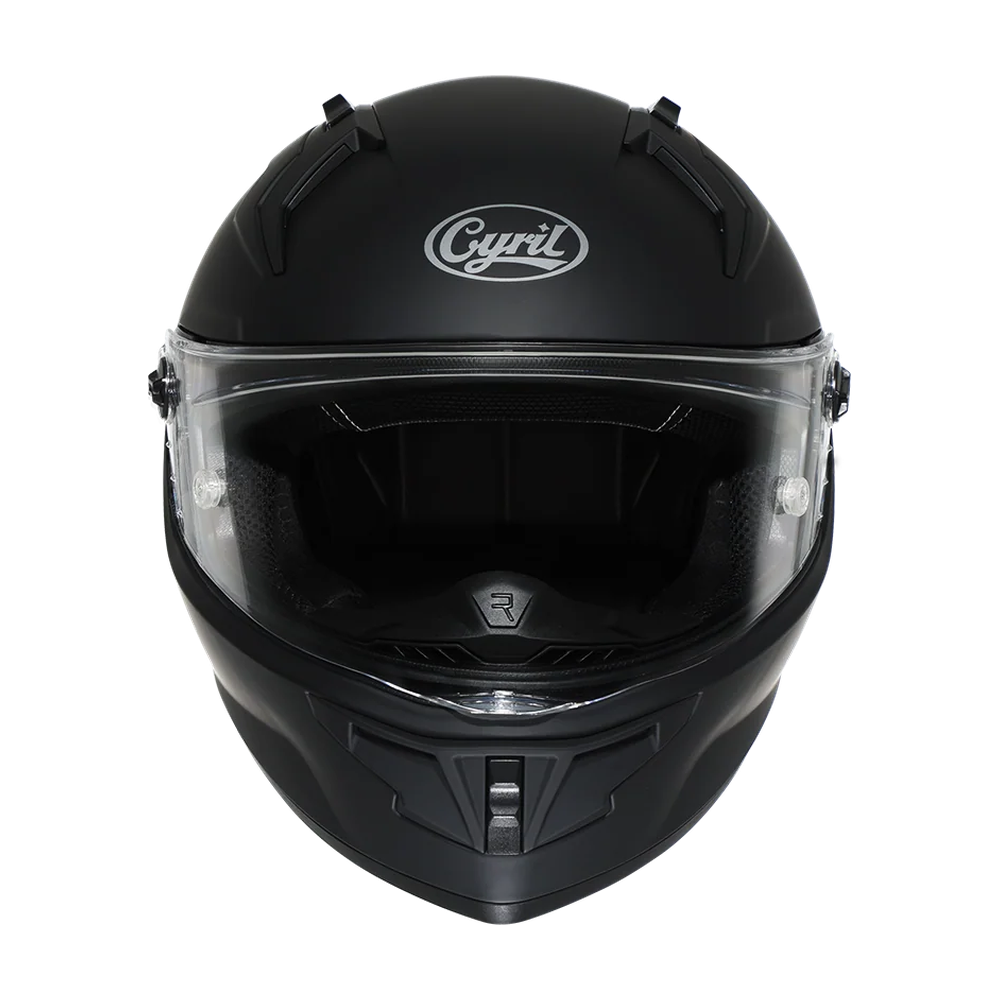 CYRIL R1-PRO Black Matt Full Face Helmet