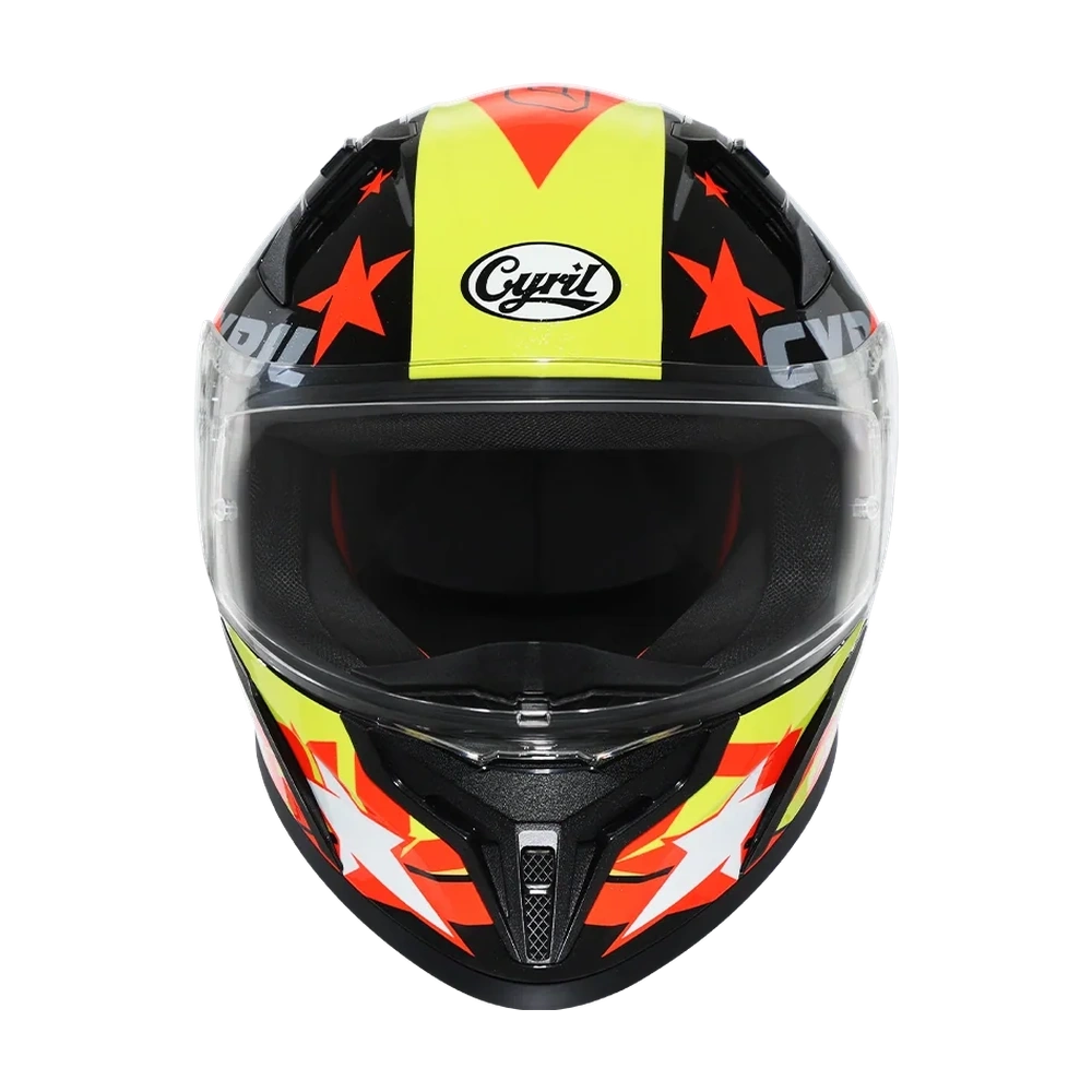 CYRIL Mad Shark FF357 Star Blaze 2 Gloss Full Face Helmet