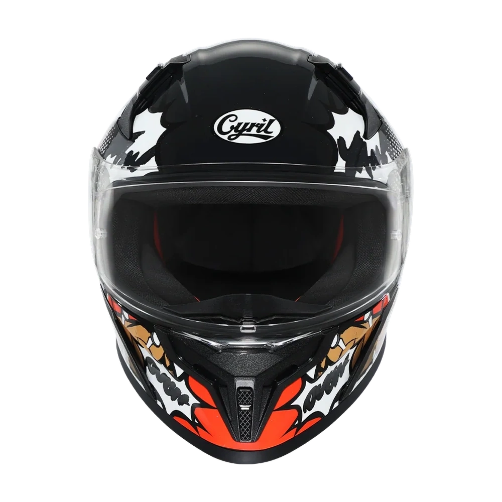 CYRIL Mad Shark FF357 Devi Pop Gloss Full Face Helmet