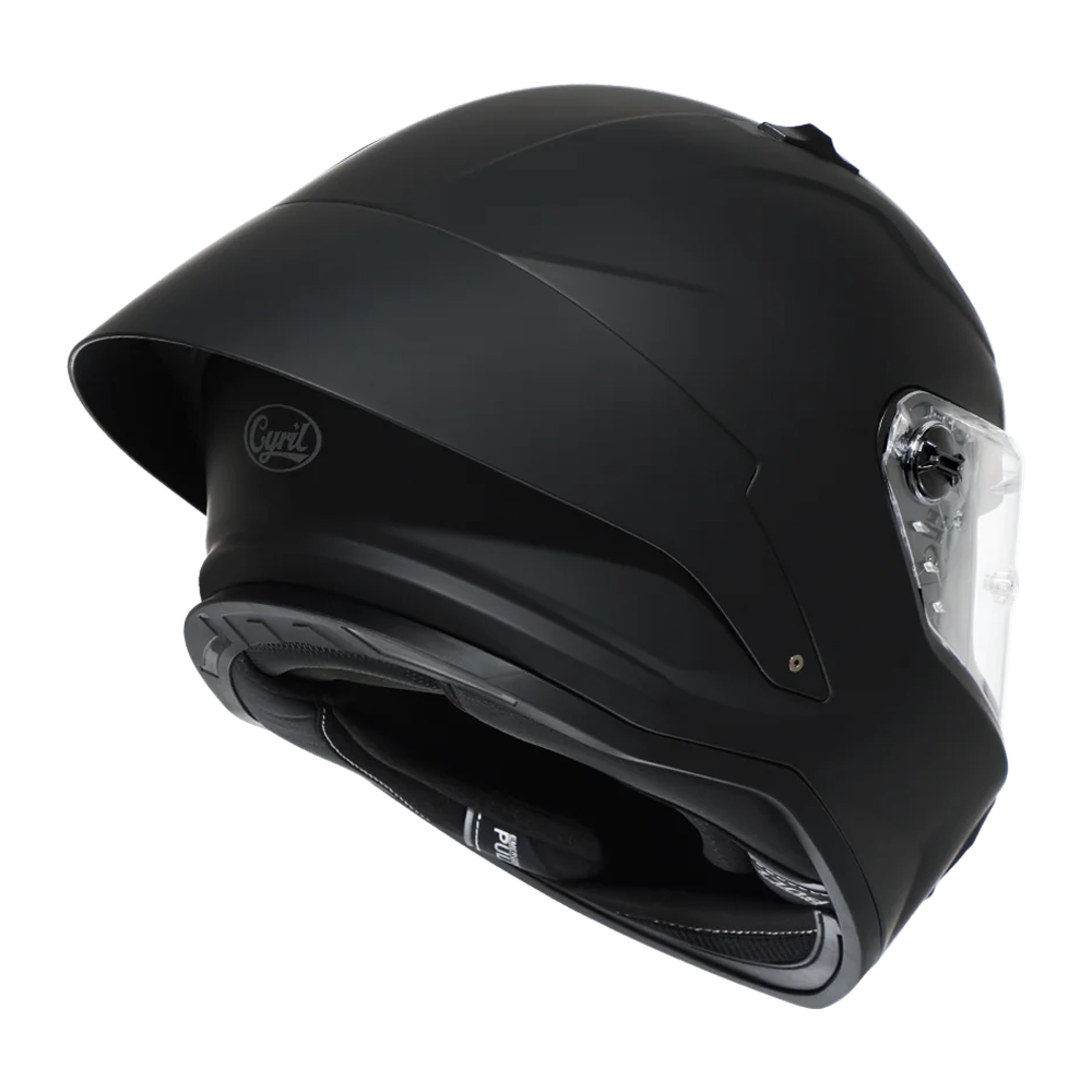 CYRIL R1-PRO Black Matt Full Face Helmet