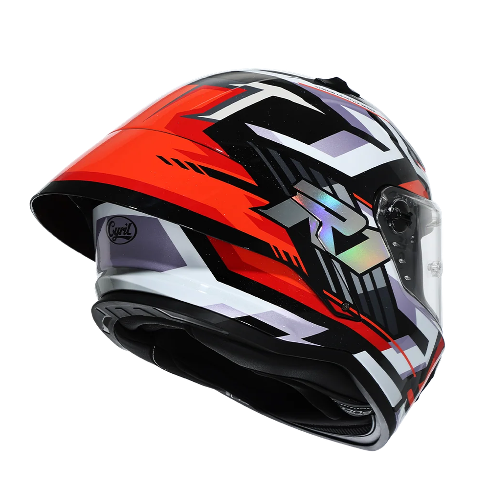 CYRIL R1-PRO Shadow Armor A2 Gloss Full Face Helmet