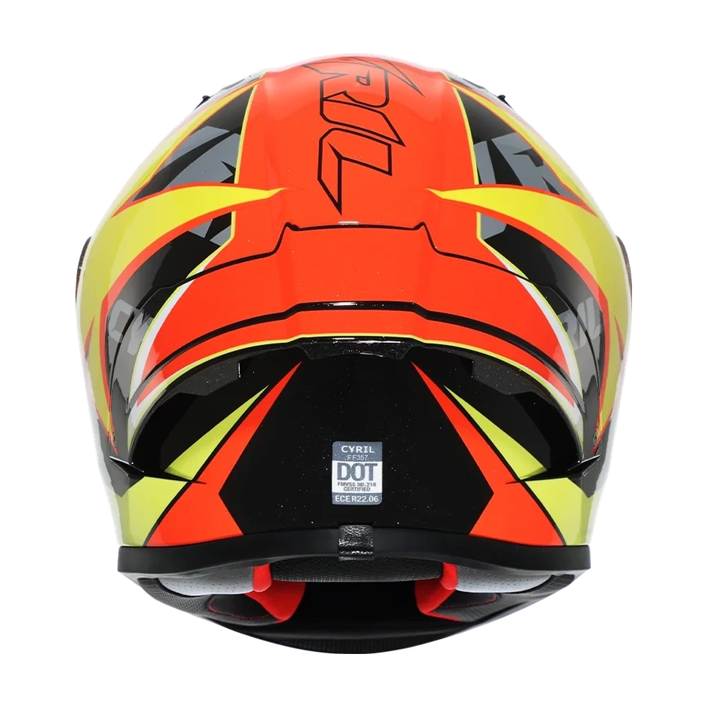 CYRIL Mad Shark FF357 Star Blaze 2 Gloss Full Face Helmet
