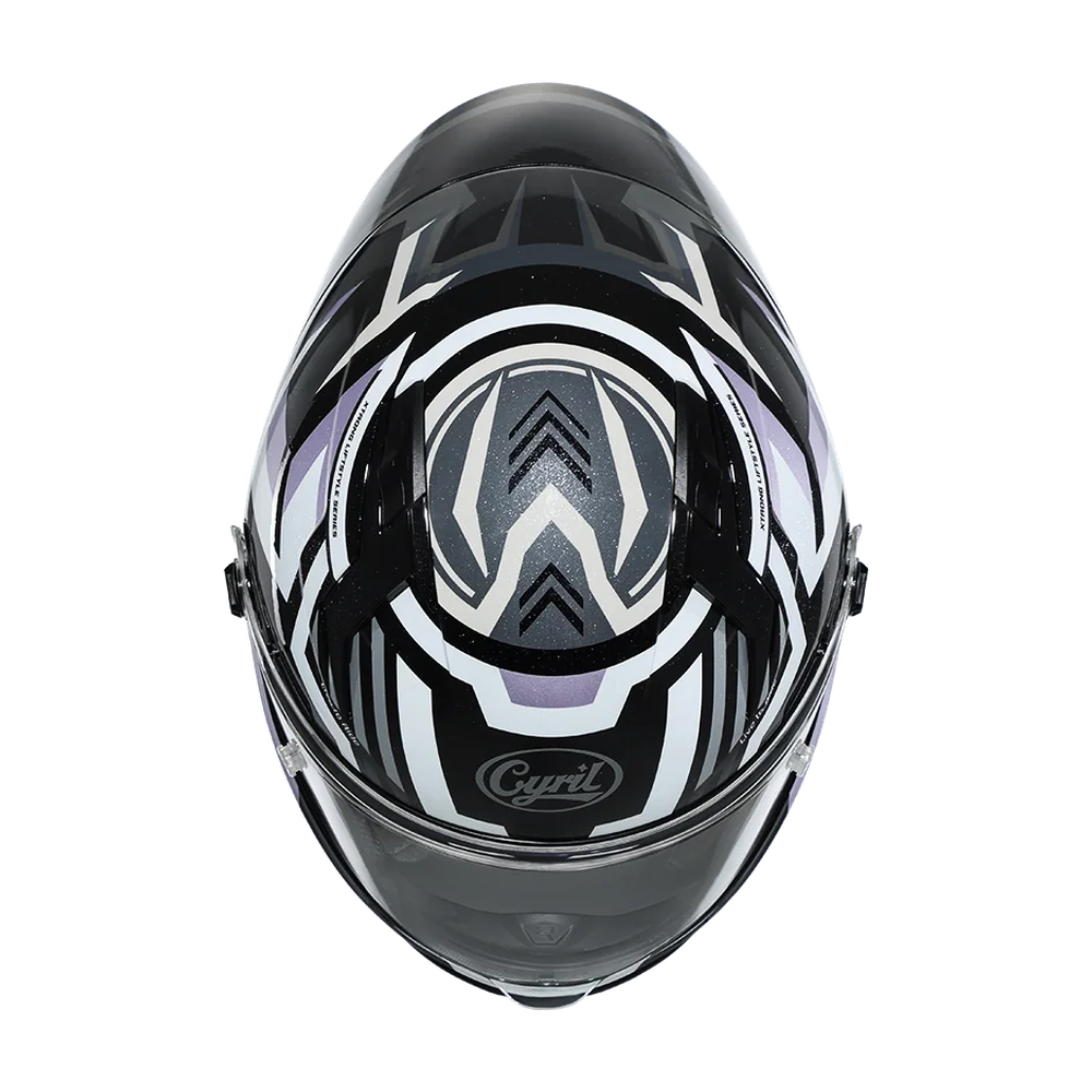 CYRIL R1-PRO Shadow Armor A1 Gloss Full Face Helmet