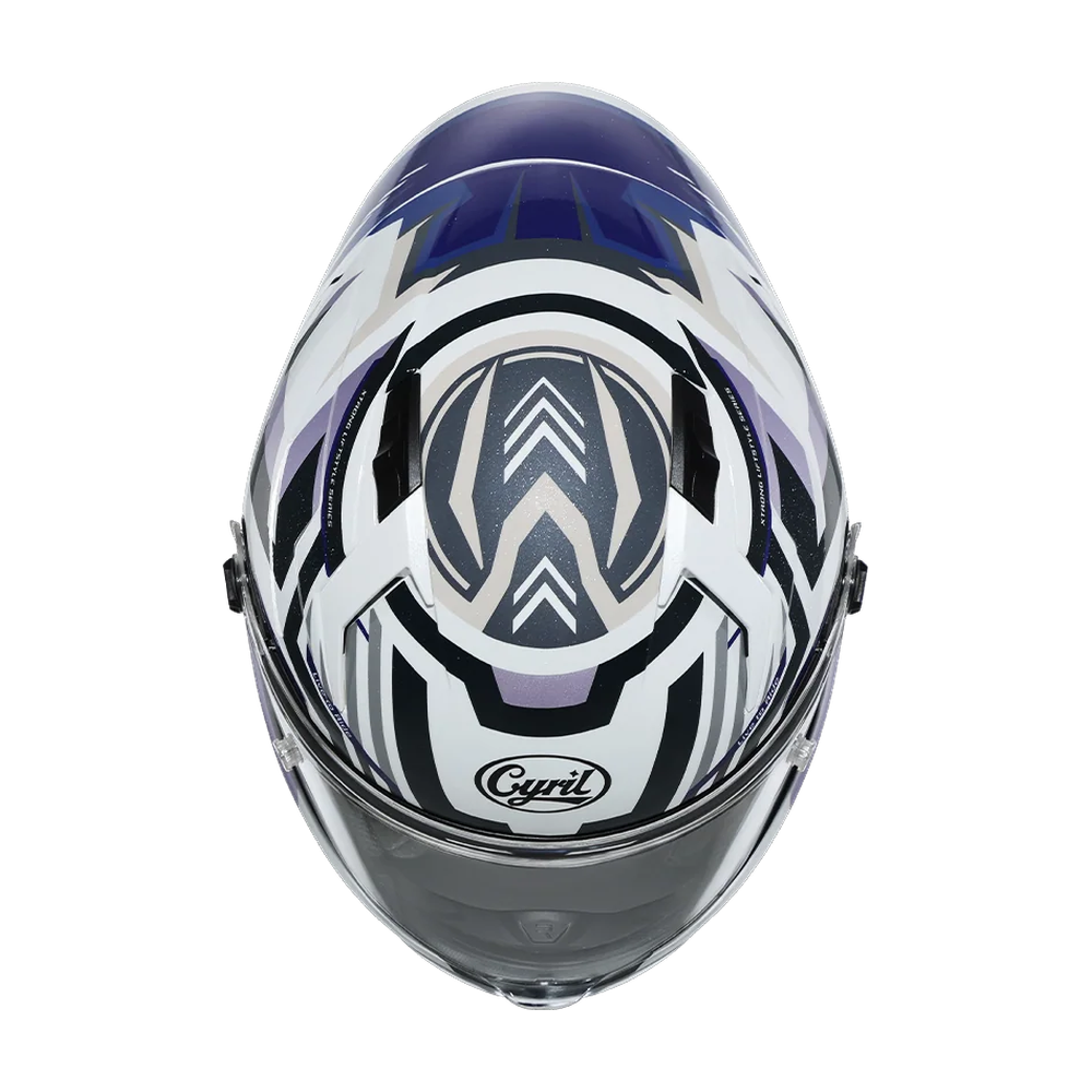 CYRIL R1-PRO Shadow Armor A4 Gloss Full Face Helmet
