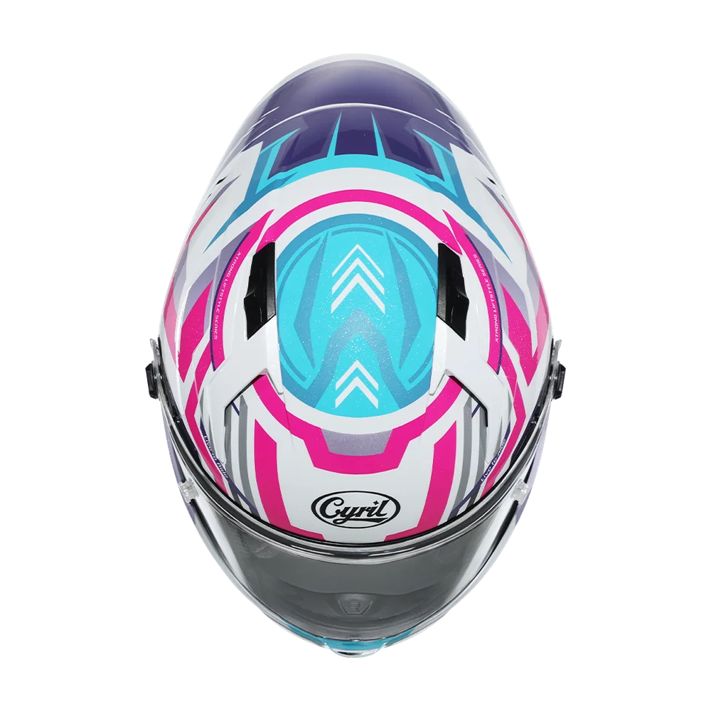 CYRIL R1-PRO Shadow Armor A3 Gloss Full Face Helmet