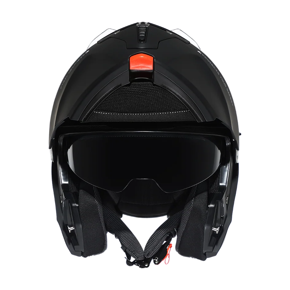 CYRIL THUNDER A128 Black Matt Dual Visor Modular Helmet
