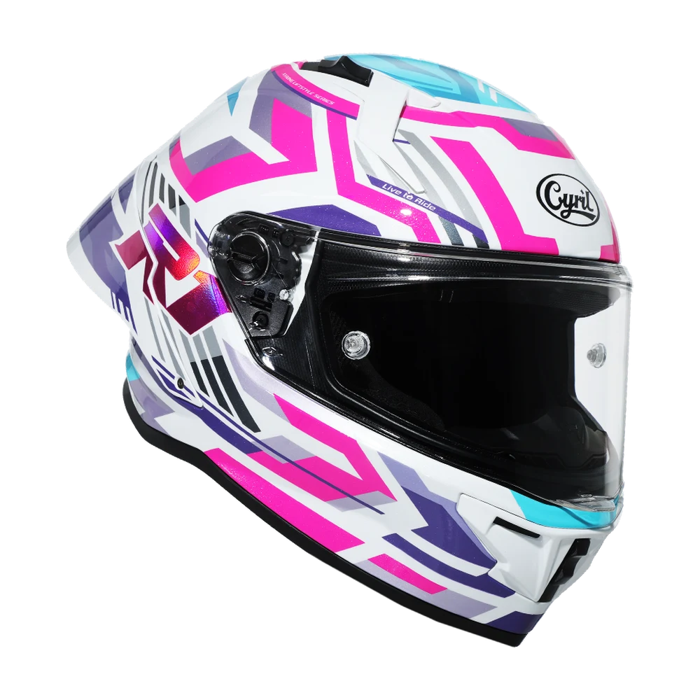 CYRIL R1-PRO Shadow Armor A3 Gloss Full Face Helmet