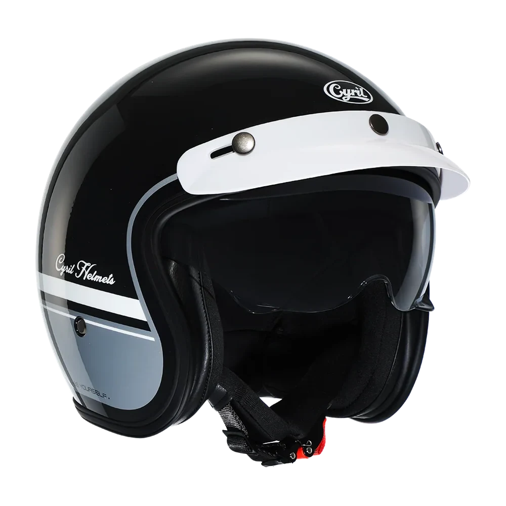 CYRIL Movelck Coastline 02 Gloss Open Face Helmet