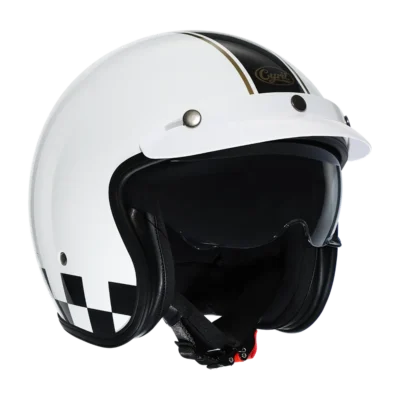 Movelck Open Face Helmet Checkmate 02 Gloss