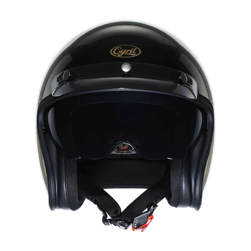 CYRIL Movelck Ghost Flame 03 Gloss Open Face Helmet
