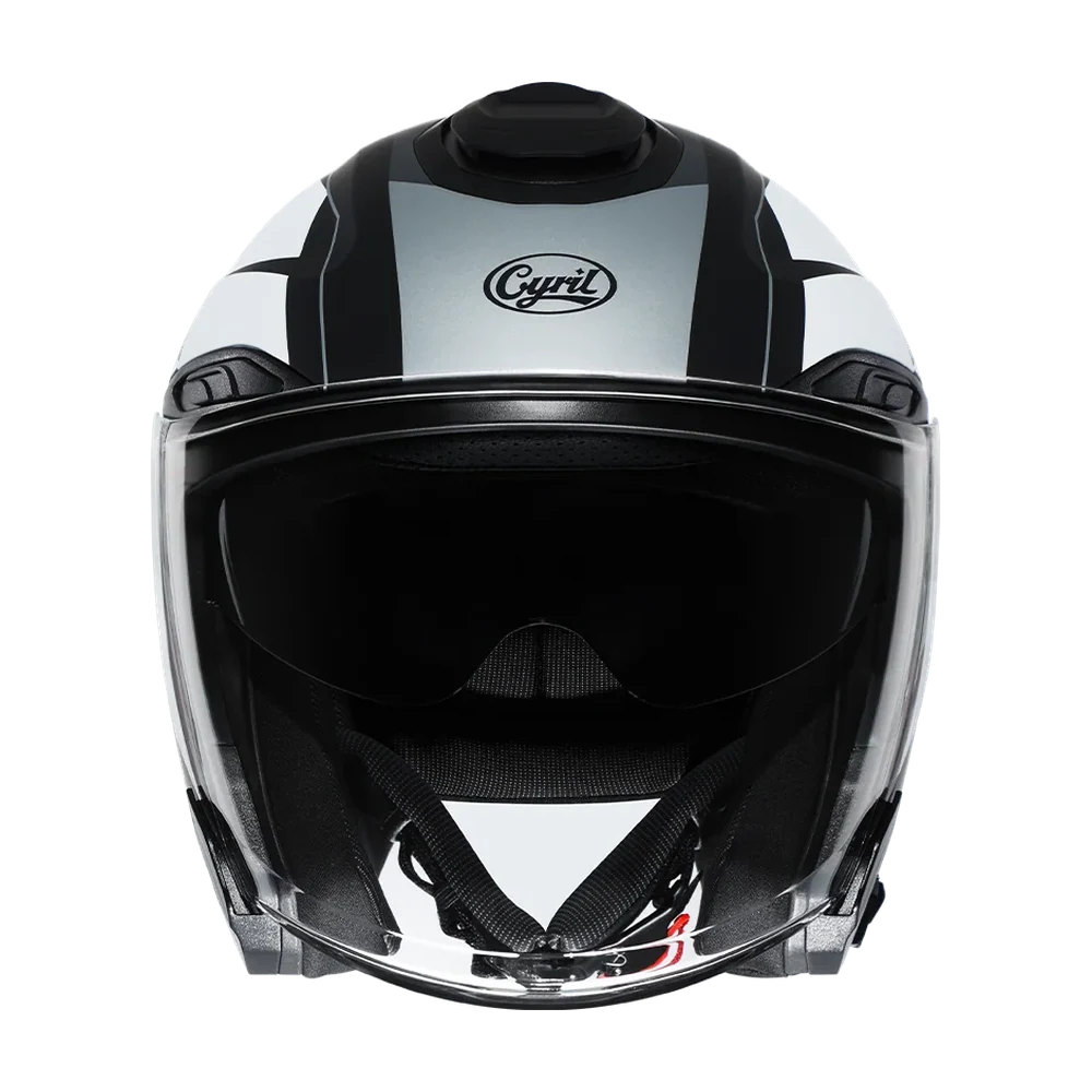 CYRIL R18 Speedster 02 Matt Dual Visor Open Face Helmet