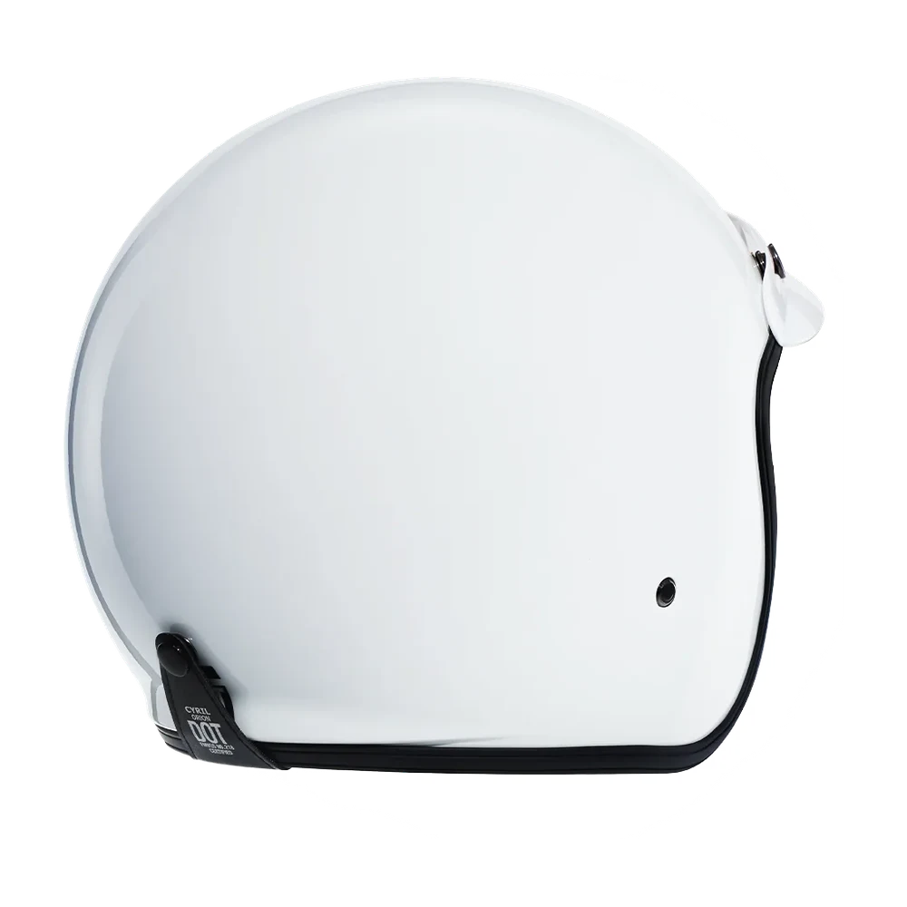 CYRIL Movelck White Gloss Open Face Helmet