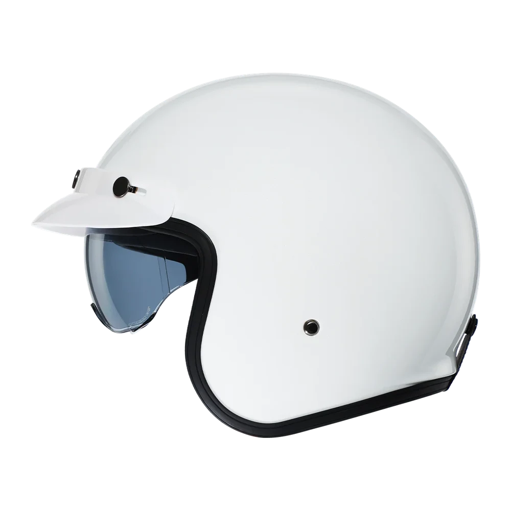 CYRIL Movelck White Gloss Open Face Helmet